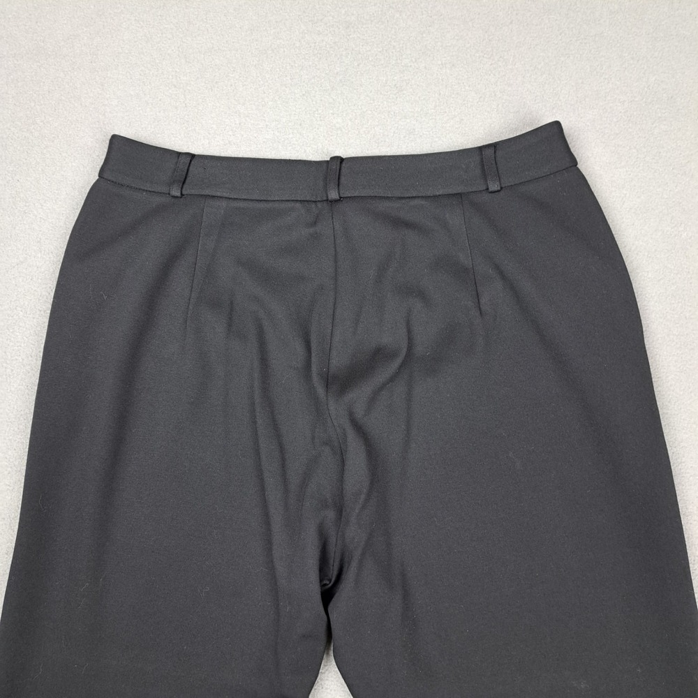 J McLaughlin Pants Womens 12 Black Wide Leg Stretch Waist Dress Slacks Career EC - Picture 11 of 12